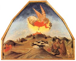 Sano di Pietro annuncio ai pastori
